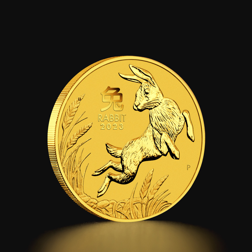 1/2oz Australian Lunar Year of the Rabbit 2023 Gold Coin - Tavex Bullion