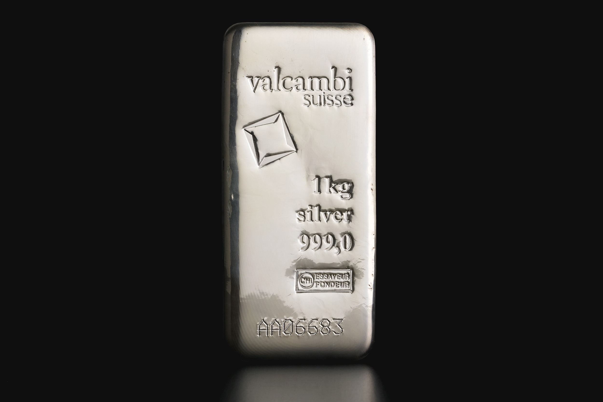 10 x 1 GRAM Silver Silver Bullion Bars VALCAMBI SUISSE 999 SILVER 