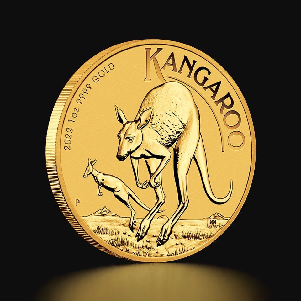 kuvert Gentage sig gerningsmanden 1 oz Australian Kangaroo Gold Coin | Tavex