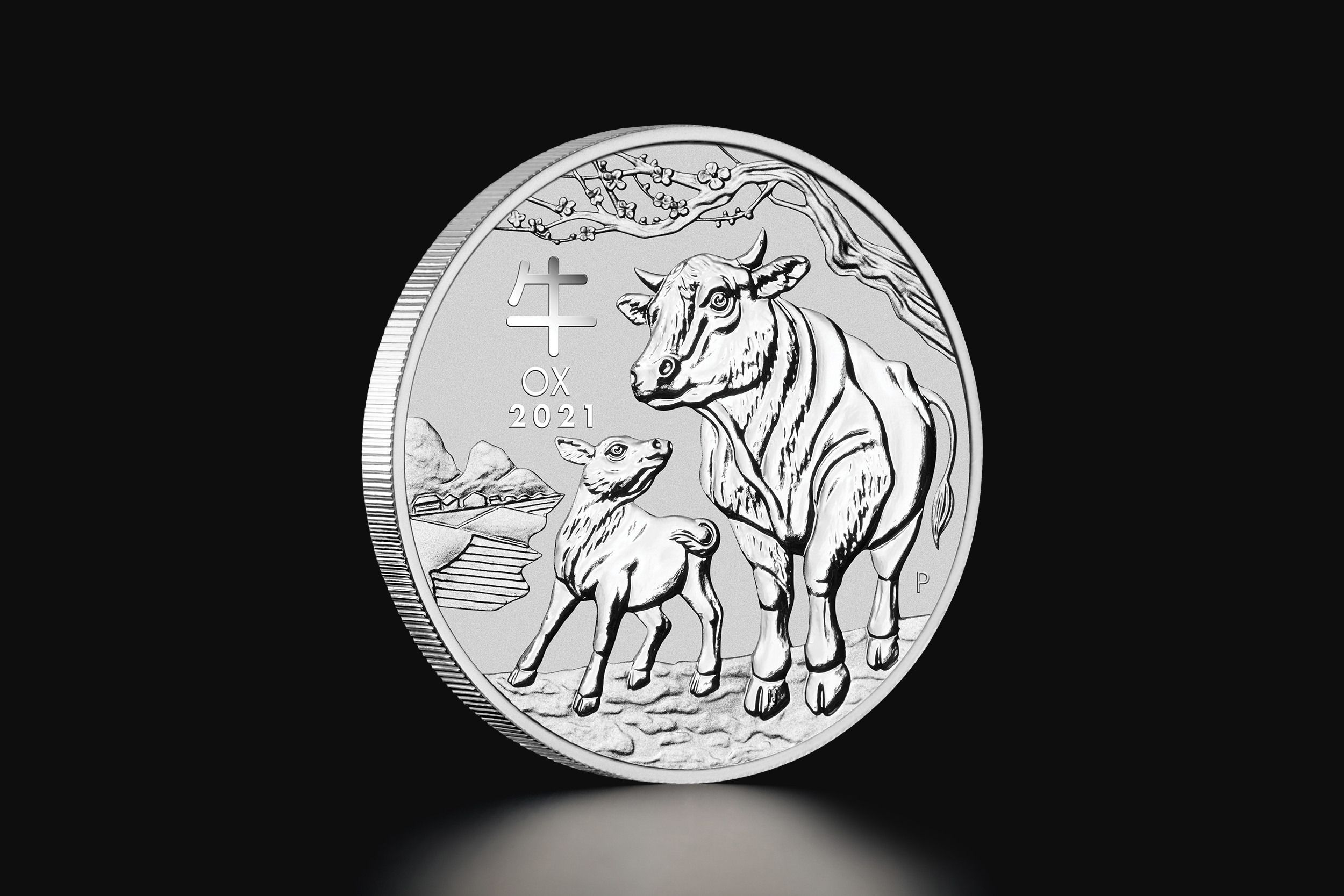 1 oz Australian Lunar Year of the Ox 2021 Silver Coin Tavex