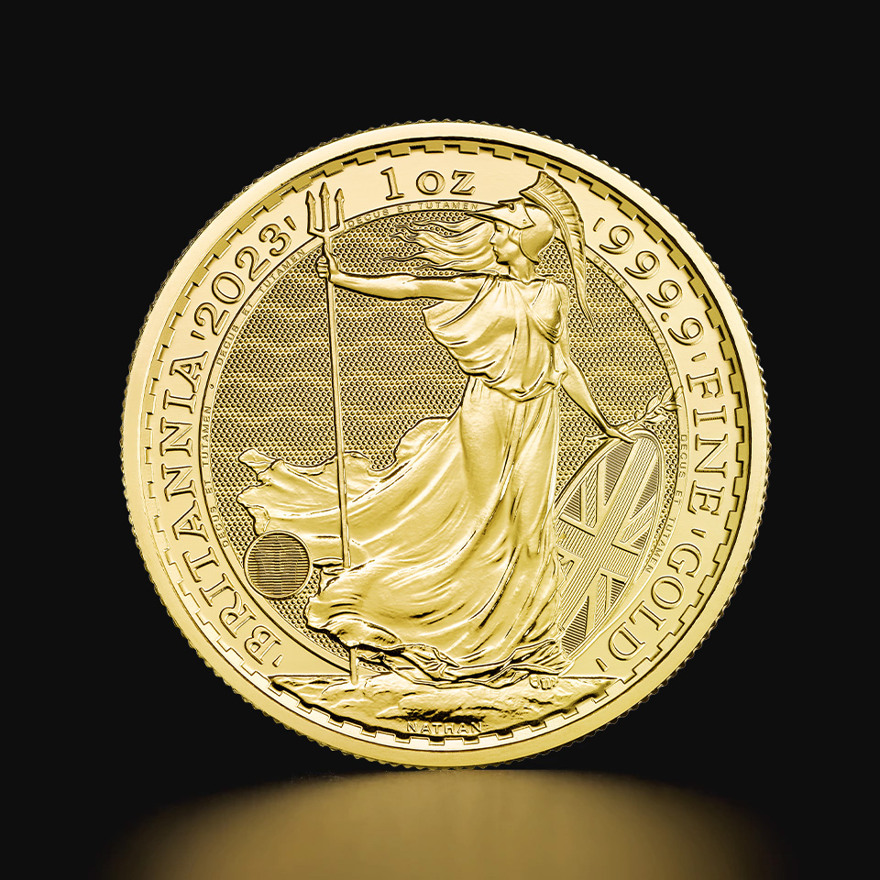 1 oz British Britannia: Queen Elizabeth II Gold Coin - Tavex Norway