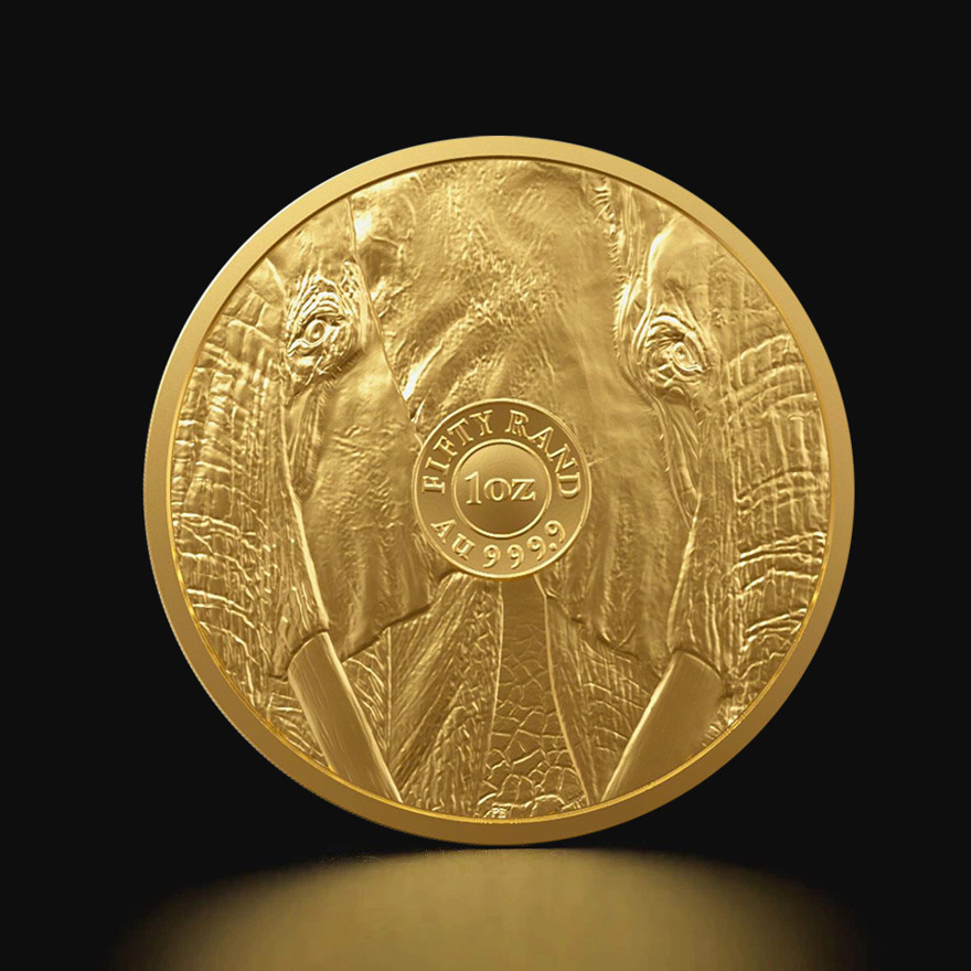 1 oz South African Elephant Big 5 Series Gold Coin | Tavex Lithuania