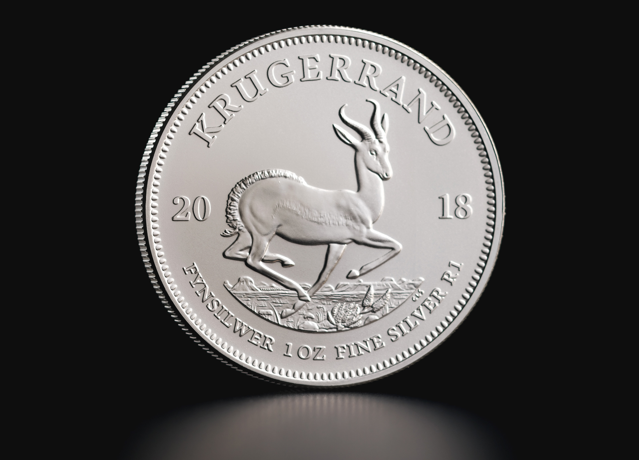 1 oz South African Silver Krugerrand | Tavex Denmark