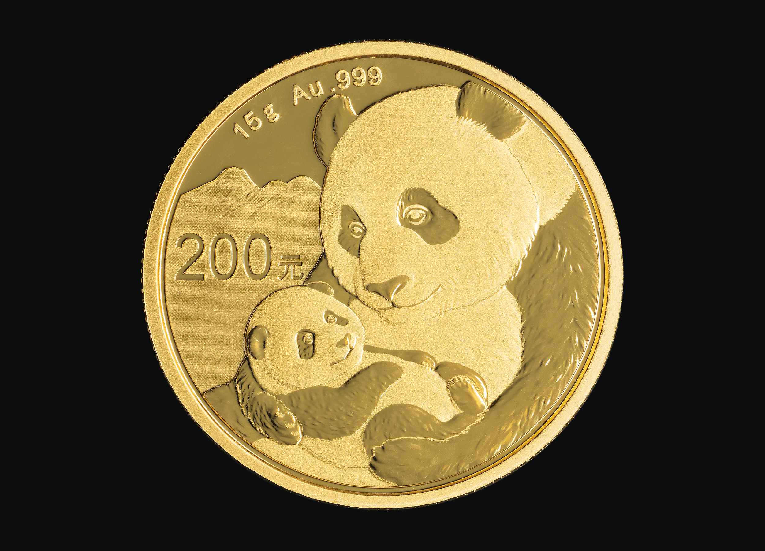 15 g Chinese Panda 2019 Gold Coin Tavex