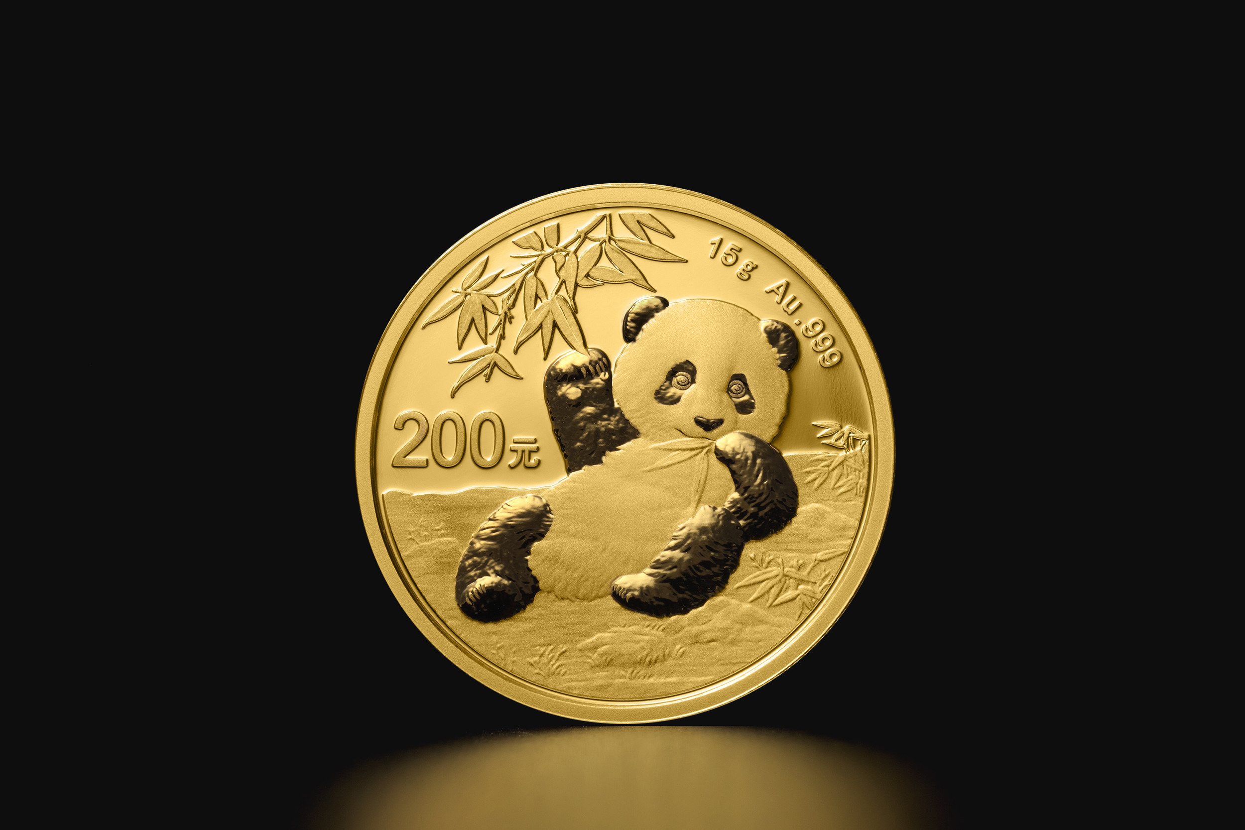 15 g Chinese Panda 2020 Gold Coin Tavex