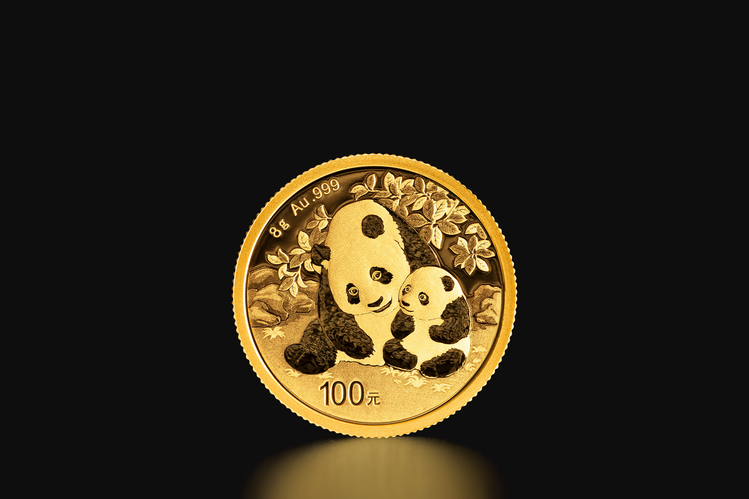 Buy 8 g Chinese Panda 2024 gold coin Tavex Denmark