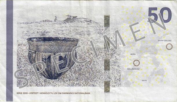 Гръб на банкнота от 50 датски крони