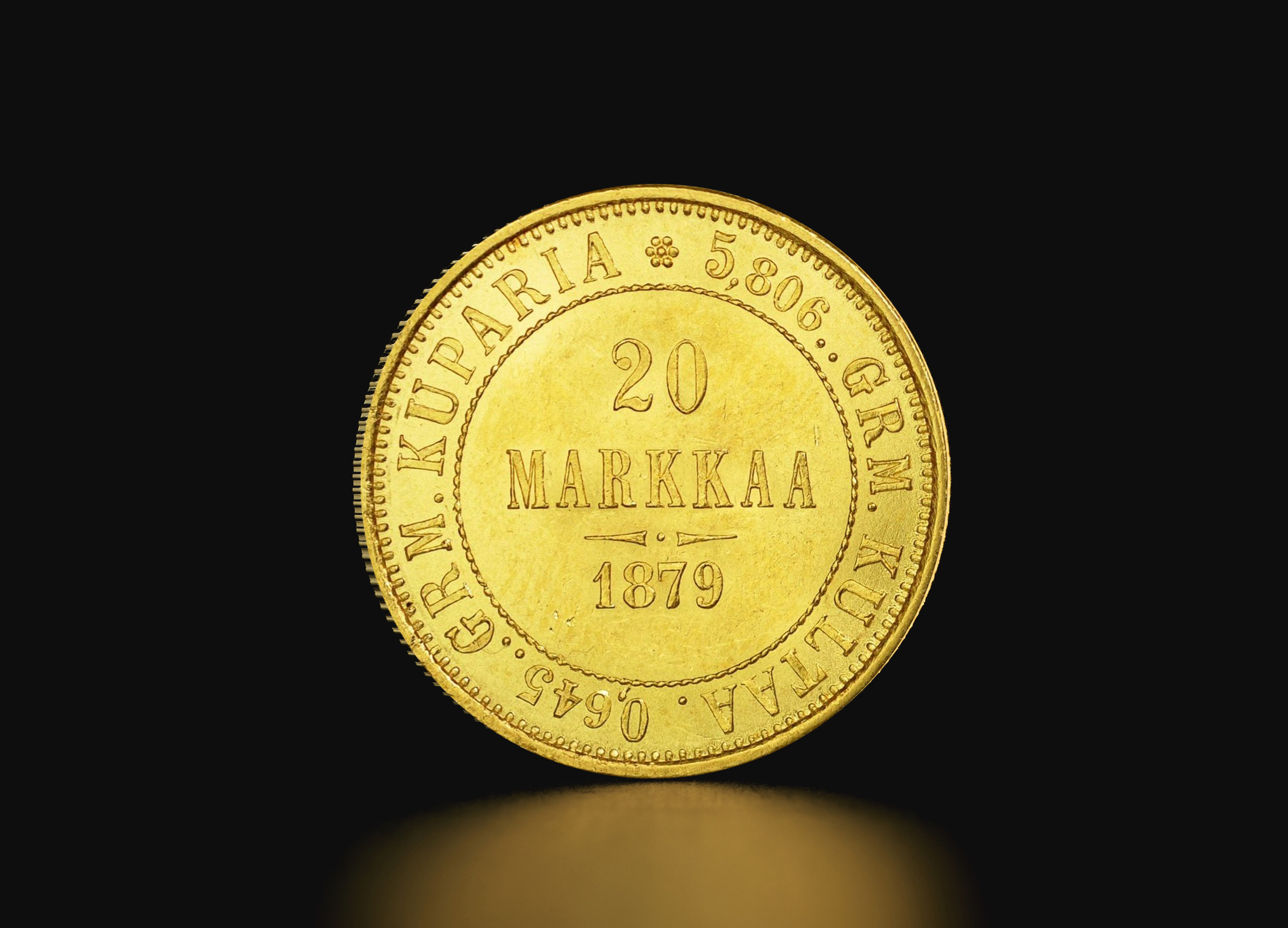 Finnish 20 markka gold coin - Tavex - Valuutta, Kulta, Hopea