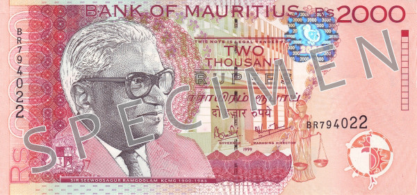 MUR Mauritian rupee